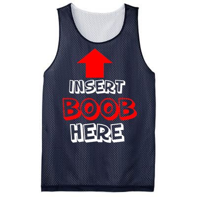 Insert Boob Here Mesh Reversible Basketball Jersey Tank