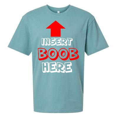 Insert Boob Here Sueded Cloud Jersey T-Shirt