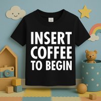 Insert Coffee To Begin Toddler T-Shirt