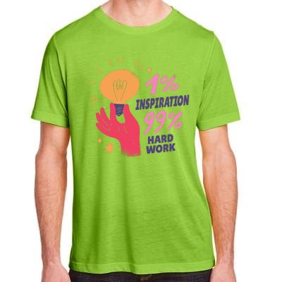 Inspiration And Hard Work Adult ChromaSoft Performance T-Shirt