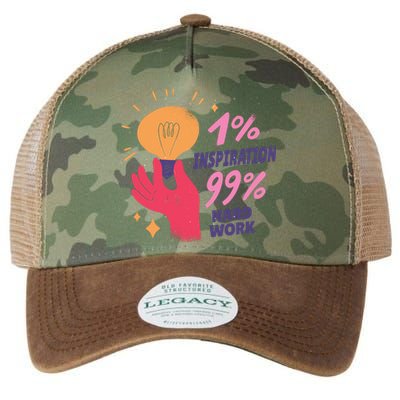 Inspiration And Hard Work Legacy Tie Dye Trucker Hat