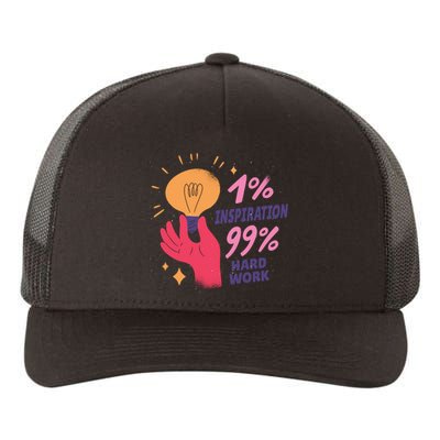 Inspiration And Hard Work Yupoong Adult 5-Panel Trucker Hat