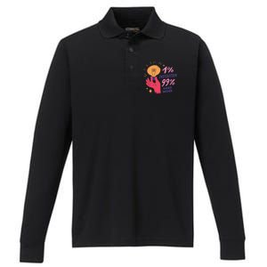 Inspiration And Hard Work Performance Long Sleeve Polo