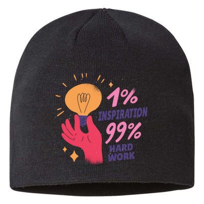 Inspiration And Hard Work Sustainable Beanie