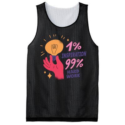 Inspiration And Hard Work Mesh Reversible Basketball Jersey Tank