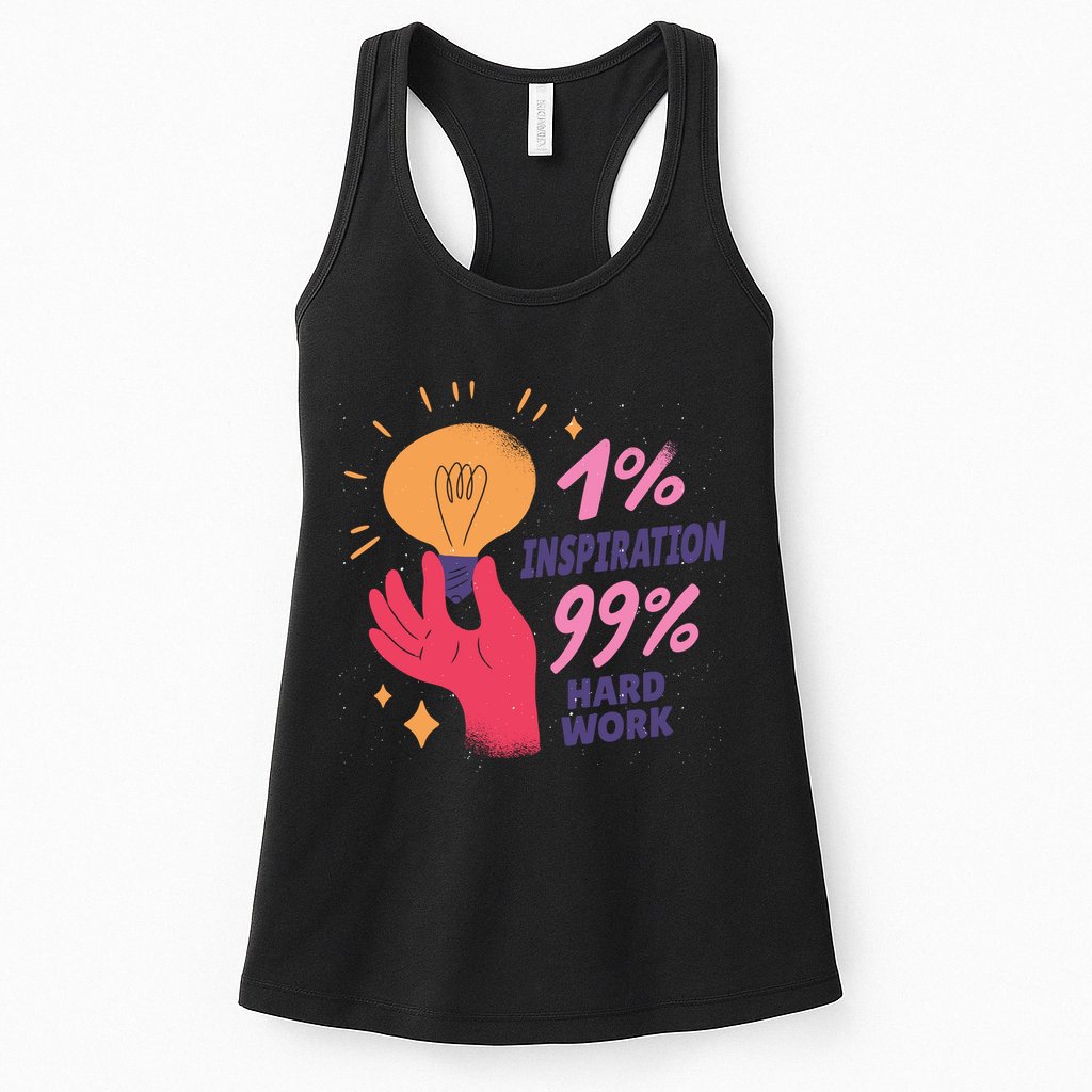Inspiration And Hard Work Womens Tank Top