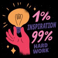 Inspiration And Hard Work Baby Bodysuit