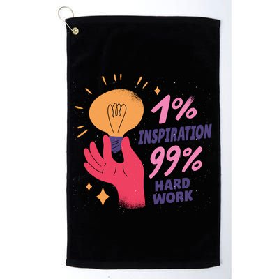 Inspiration And Hard Work Golf Towel