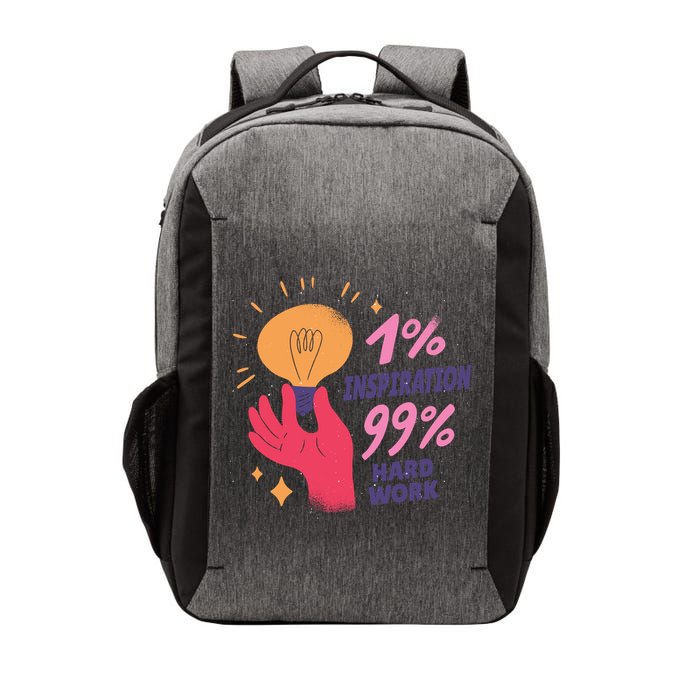 Inspiration And Hard Work Vector Backpack