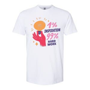 Inspiration And Hard Work Softstyle CVC T-Shirt