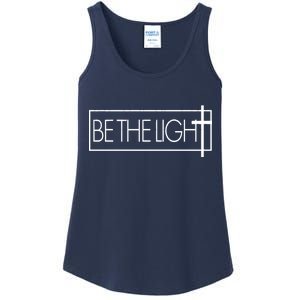 Inspirational Be The Light Ladies Essential Tank