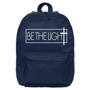 Inspirational Be The Light 16 in Basic Backpack