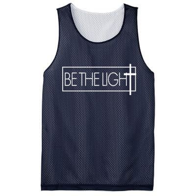 Inspirational Be The Light Mesh Reversible Basketball Jersey Tank