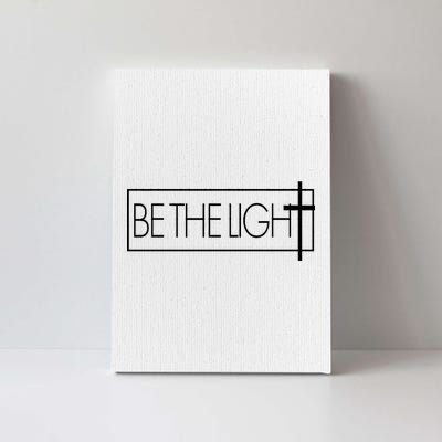 Inspirational Be The Light Canvas