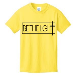 Inspirational Be The Light Kids T-Shirt