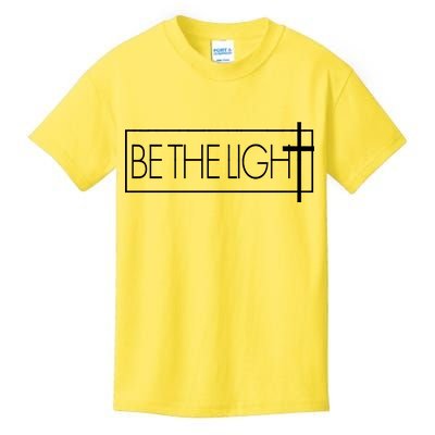 Inspirational Be The Light Kids T-Shirt