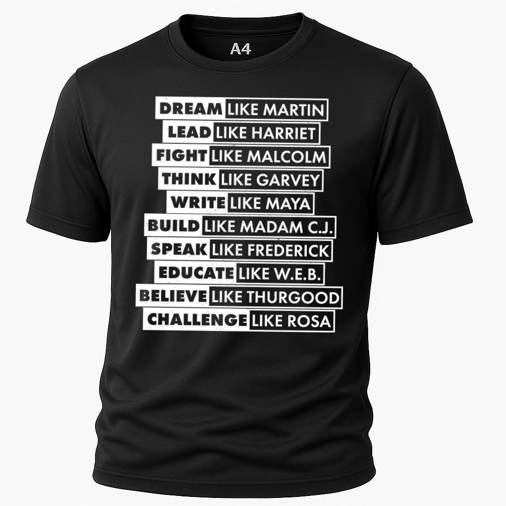 Inspirational Black History Figures Cooling Performance Crew T-Shirt