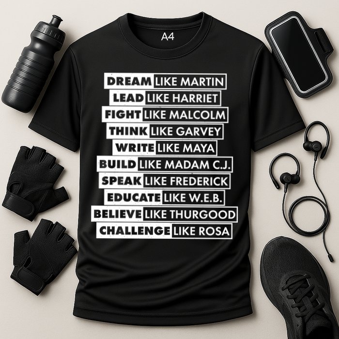 Inspirational Black History Figures Cooling Performance Crew T-Shirt
