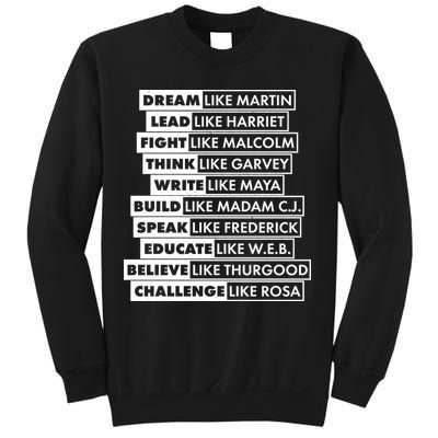 Inspirational Black History Figures Sweatshirt