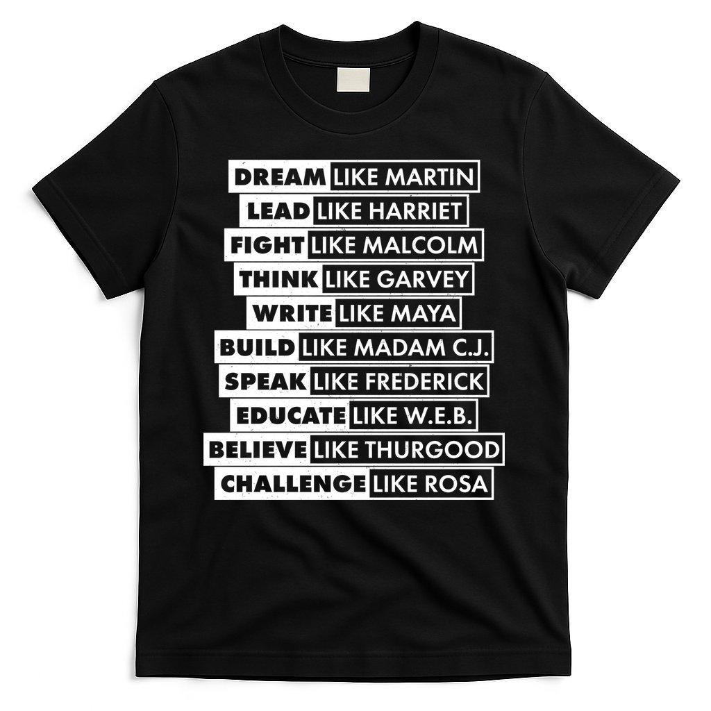 Inspirational Black History Figures T-Shirt