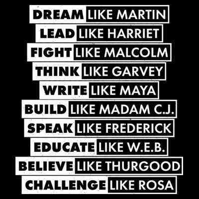 Inspirational Black History Figures T-Shirt