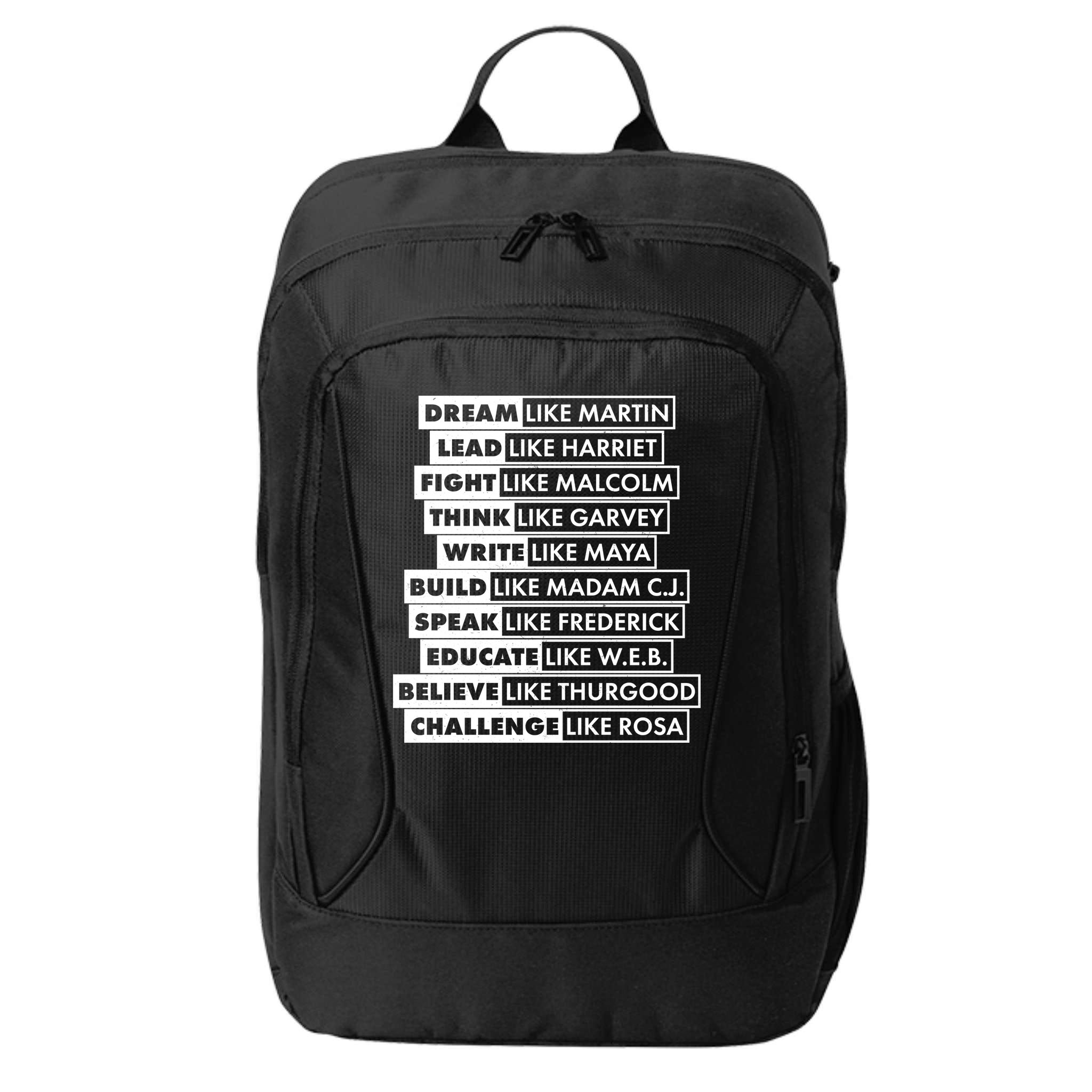 Inspirational Black History Figures City Backpack