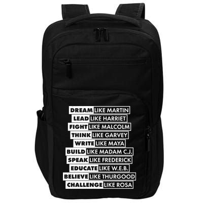 Inspirational Black History Figures Impact Tech Backpack