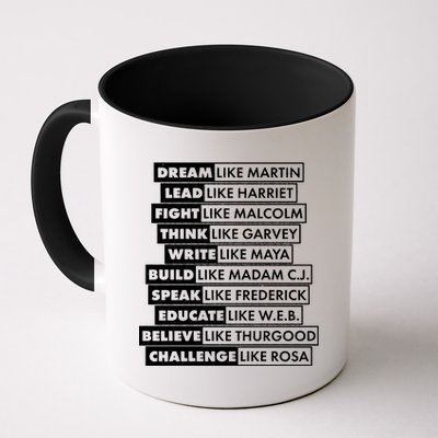 Inspirational Black History Figures Coffee Mug