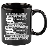 Inspirational Black History Figures 11oz C Handle Ceramic Mug