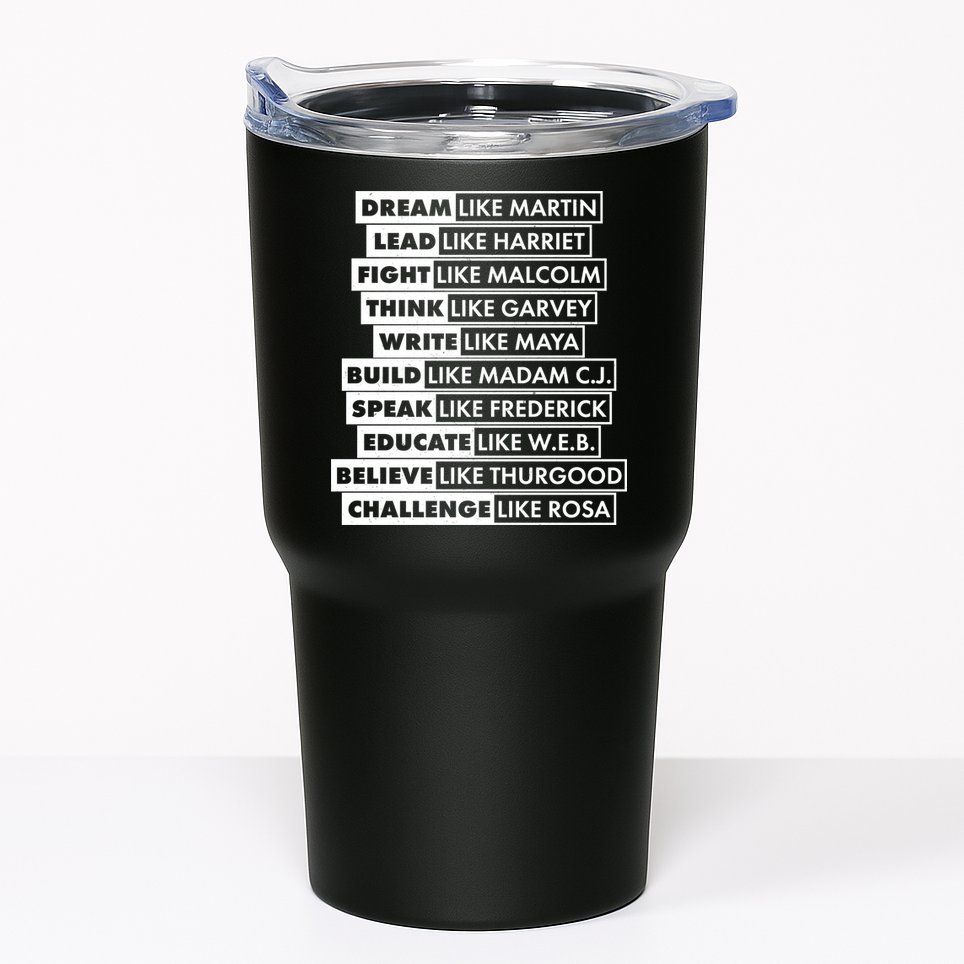Inspirational Black History Figures Tumbler