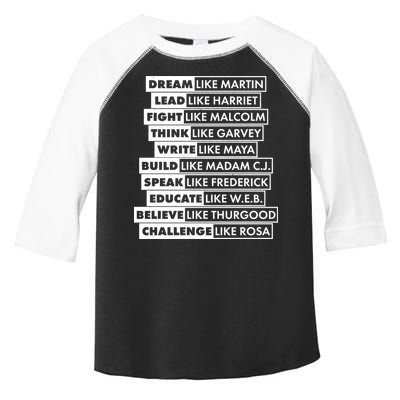 Inspirational Black History Figures Toddler Fine Jersey T-Shirt