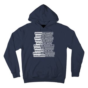 Inspirational Black History Figures Hoodie