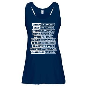 Inspirational Black History Figures Ladies Essential Flowy Tank