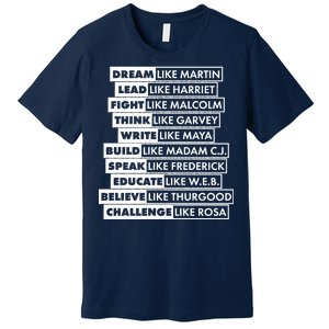 Inspirational Black History Figures Premium T-Shirt