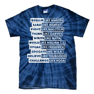 Inspirational Black History Figures Tie-Dye T-Shirt