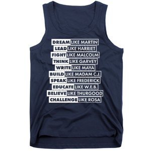 Inspirational Black History Figures Tank Top