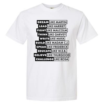 Inspirational Black History Figures Garment-Dyed Heavyweight T-Shirt