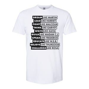 Inspirational Black History Figures Softstyle CVC T-Shirt