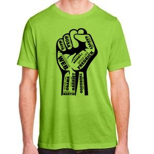 Inspirational Black History Fist Adult ChromaSoft Performance T-Shirt