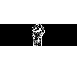 Inspirational Black History Fist Bumper Sticker