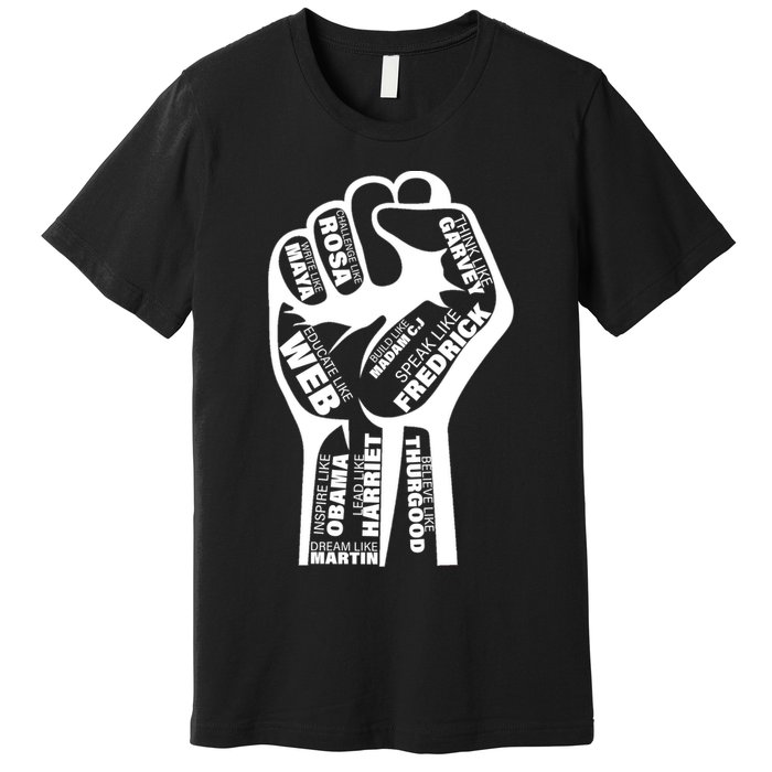 Inspirational Black History Fist Premium T-Shirt