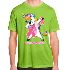 inspirational Breast Cancer Awareness Unicorn Adult ChromaSoft Performance T-Shirt