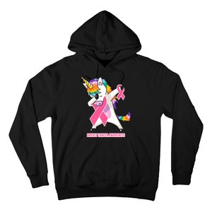 inspirational Breast Cancer Awareness Unicorn Hoodie