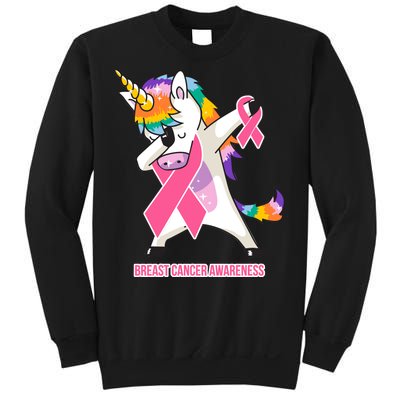 inspirational Breast Cancer Awareness Unicorn Sweatshirt