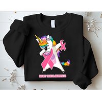 inspirational Breast Cancer Awareness Unicorn Sweatshirt