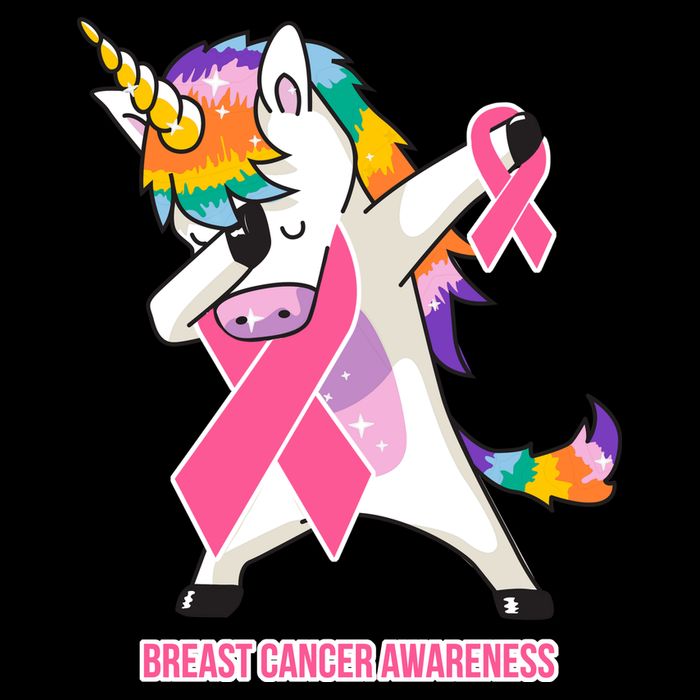 inspirational Breast Cancer Awareness Unicorn Sweatshirt