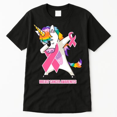inspirational Breast Cancer Awareness Unicorn Tall T-Shirt