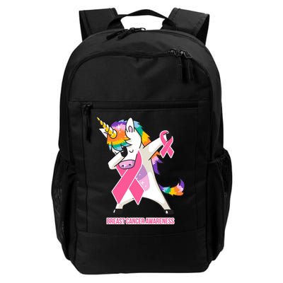 inspirational Breast Cancer Awareness Unicorn Daily Commute Backpack