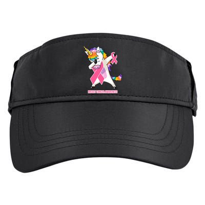 inspirational Breast Cancer Awareness Unicorn Adult Drive Performance Visor