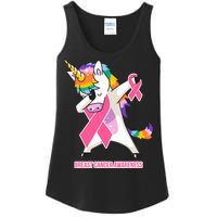 inspirational Breast Cancer Awareness Unicorn Ladies Essential Tank